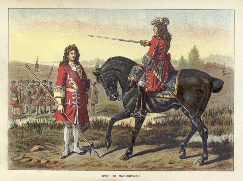 A brit hadsereg korszakai - Marlborough korszaka alkotó: Richard Simkin