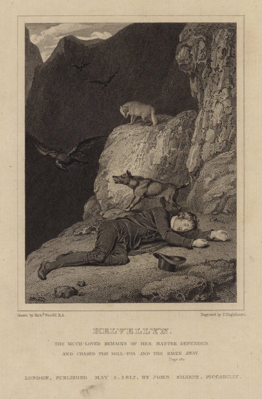 Charles Gough a Helvellynon alkotó: Richard Westall