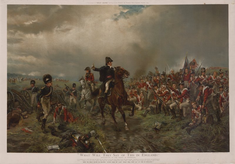 Mit szólnak ehhez Angliában? Wellington a waterlooi csapatokhoz alkotó: Robert Alexander Hillingford