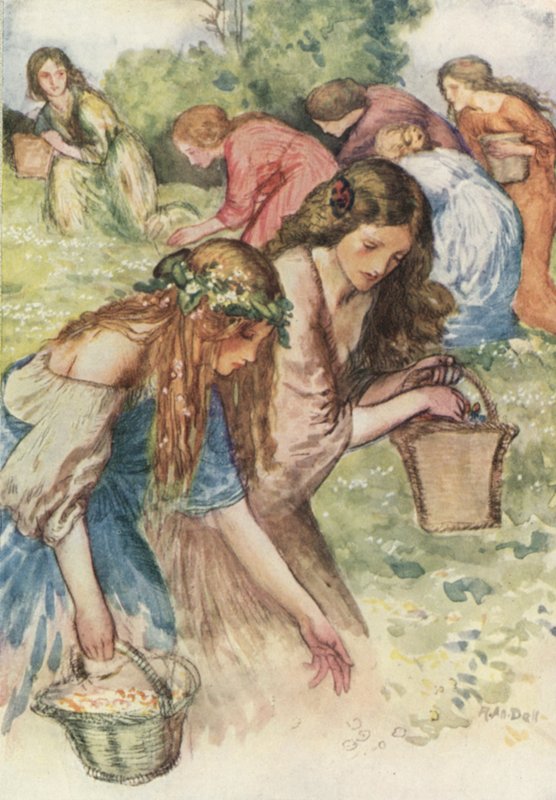 Prothalamion by Edmund Spenser alkotó: Robert Anning Bell