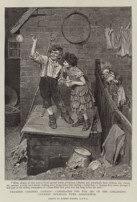 Paradise Gardens, London, A Children