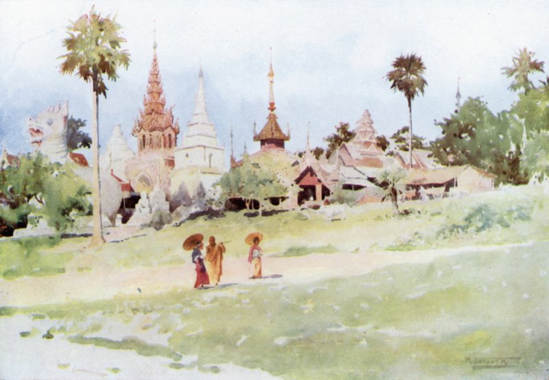 Felmászás a Shwe Dagonra alkotó: Robert George Talbot Kelly