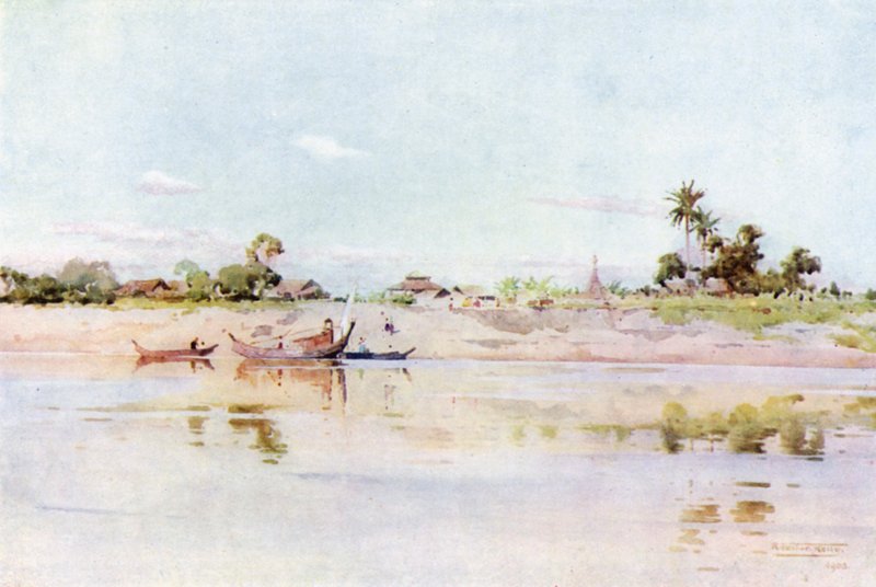 Az alsó Irrawaddy folyón alkotó: Robert George Talbot Kelly