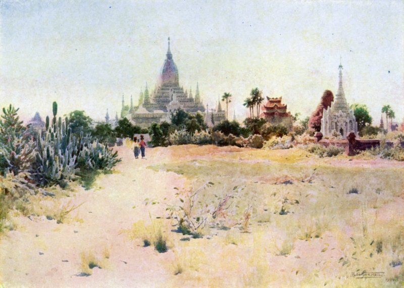 Az Ananda templom, Pagan alkotó: Robert George Talbot Kelly