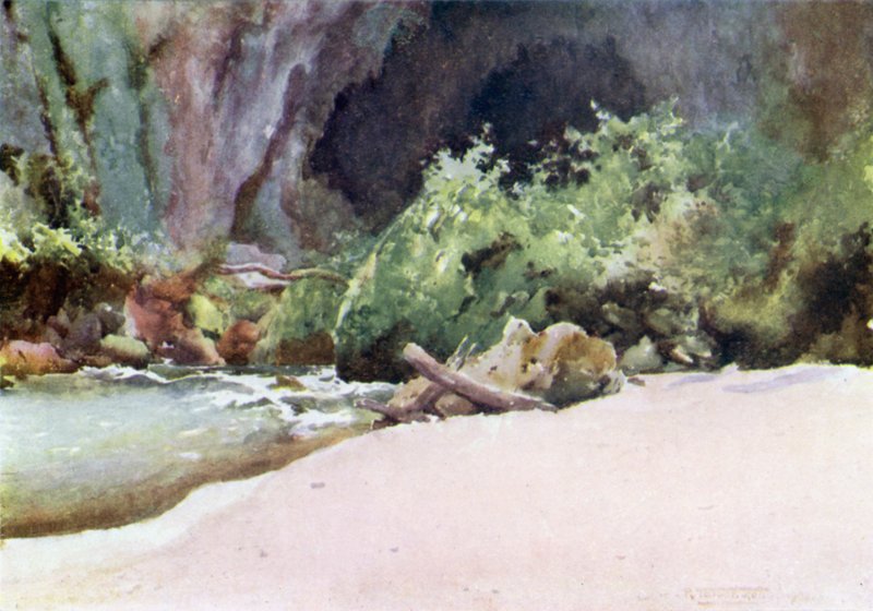 A Goekteik-szurdok alja alkotó: Robert George Talbot Kelly