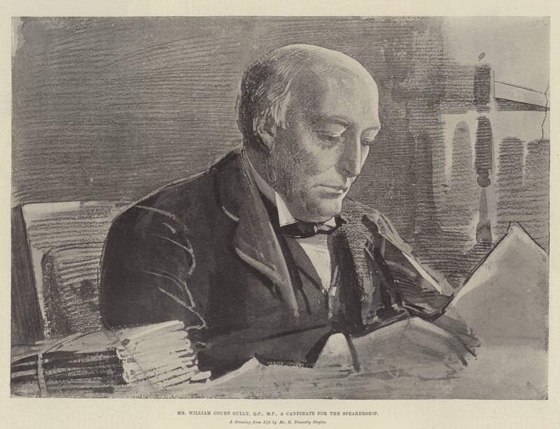 William Court Gully úr, QC, parlamenti képviselő, az elnökjelölt alkotó: Robert Ponsonby Staples