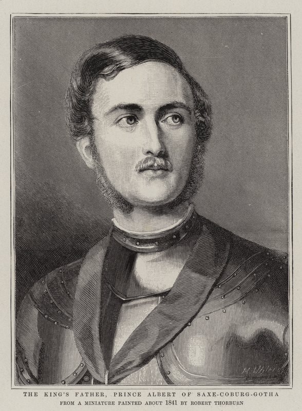 A királyok atyja, Albert szász-coburg-gothai herceg alkotó: Robert Thorburn