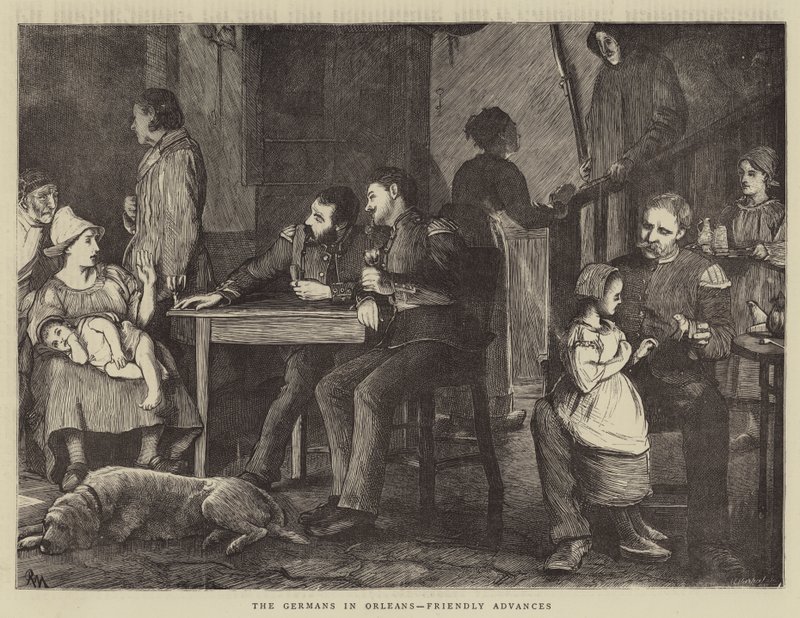 A németek Orléansban, barátságos előrenyomulás alkotó: Robert Walker Macbeth