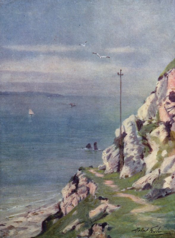 Gyalogút a Nagy Orme-on (színes litó) alkotó: Robert (after) Fowler