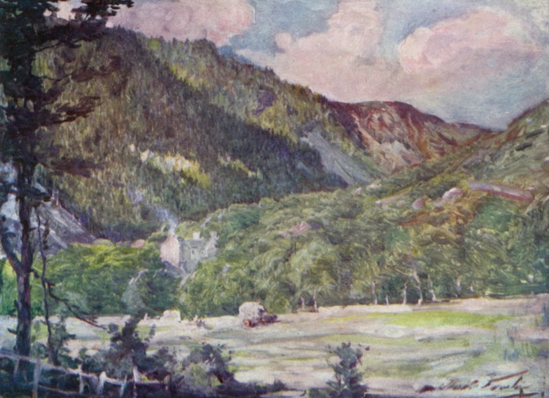 Hayfield Portmadoc közelében (színes litó) alkotó: Robert (after) Fowler