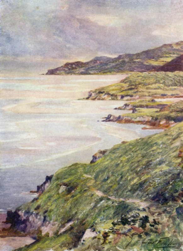 A Lonely Shore, Barmouth-torkolat (színes litó) alkotó: Robert (after) Fowler