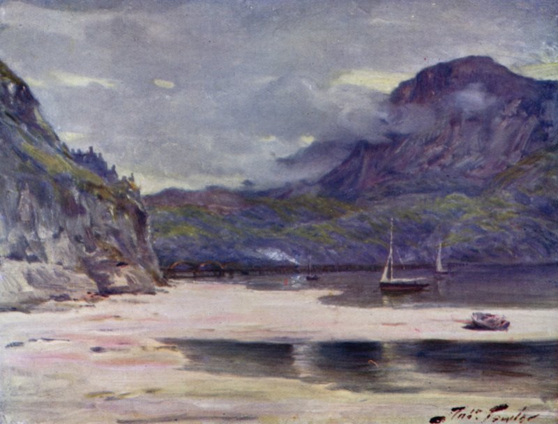 Barmouth híd (színes litó) alkotó: Robert (after) Fowler