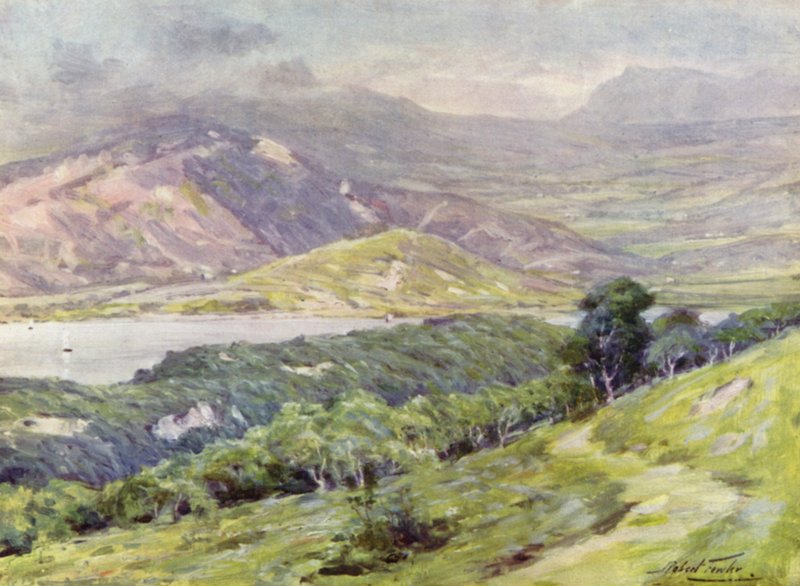 Duffws Mountain in Mist (színes litó) alkotó: Robert (after) Fowler