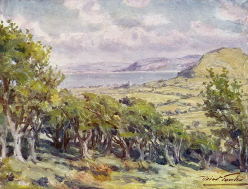 Colwyn Bay közelében (színes litho) alkotó: Robert (after) Fowler