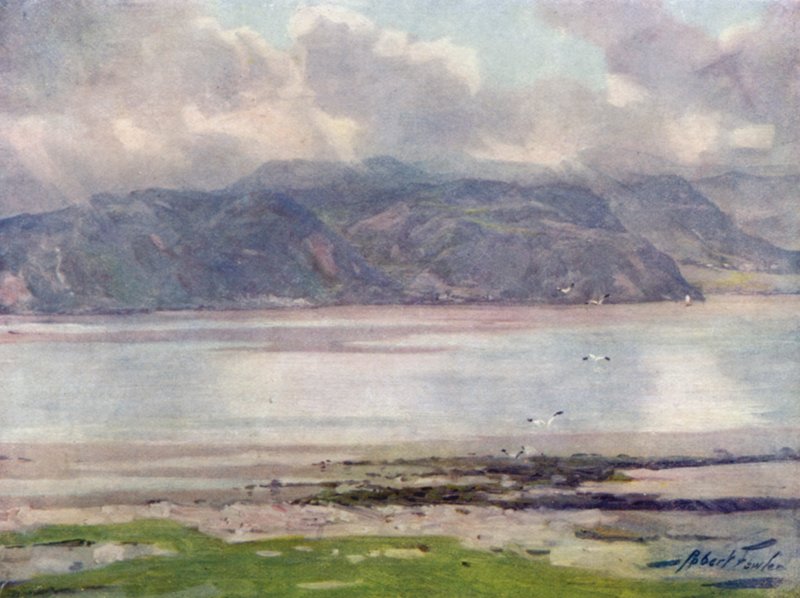 Near Menai Straits (colour litho) alkotó: Robert (after) Fowler