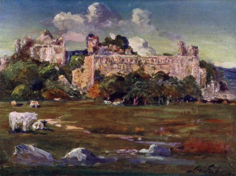 Szent Dávid, Püspöki Palota (színes litó) alkotó: Robert (after) Fowler