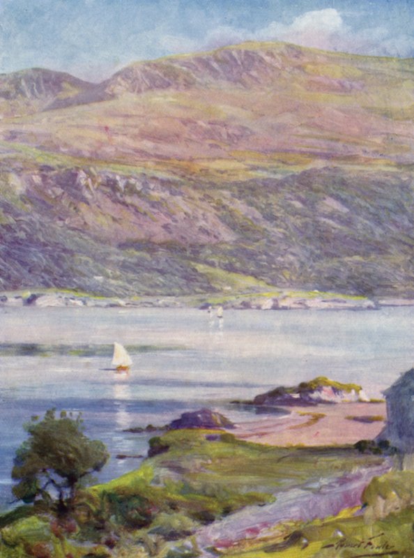 Napsütéses délután, Cardigan Bay (színes litó) alkotó: Robert (after) Fowler