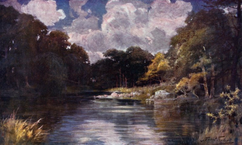 Pisztráng-patak (színes litó) alkotó: Robert (after) Fowler
