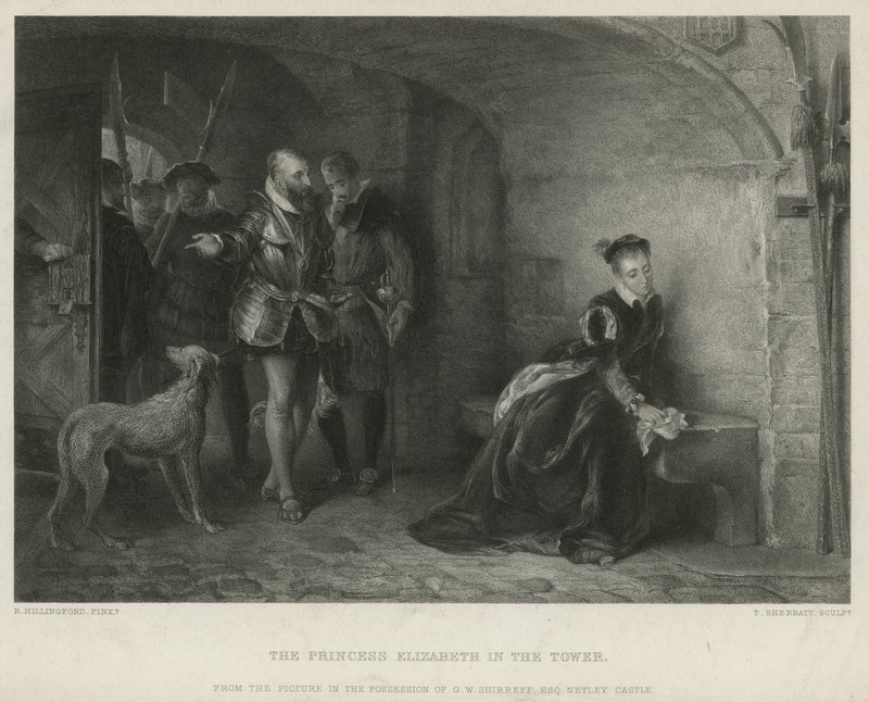 Erzsébet hercegnő a toronyban alkotó: Robert Alexander Hillingford