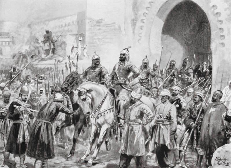 A törökök bevonulása Bagdadba alkotó: Robert Ambrose Dudley