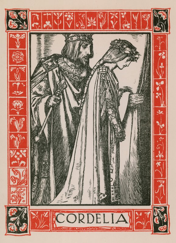 Cordelia, Lear király alkotó: Robert Anning Bell
