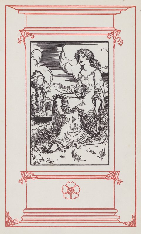 Illusztráció angol dalszövegekhez (litho) alkotó: Robert Anning Bell