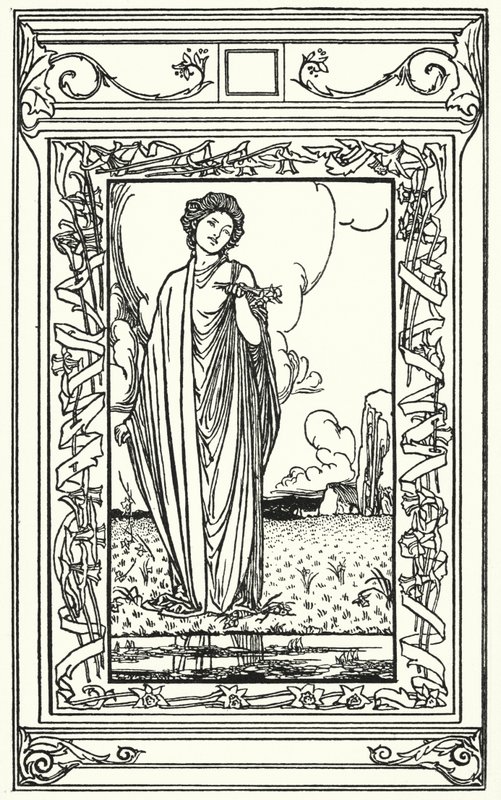 Illusztráció John Keats verseihez (litho) alkotó: Robert Anning Bell
