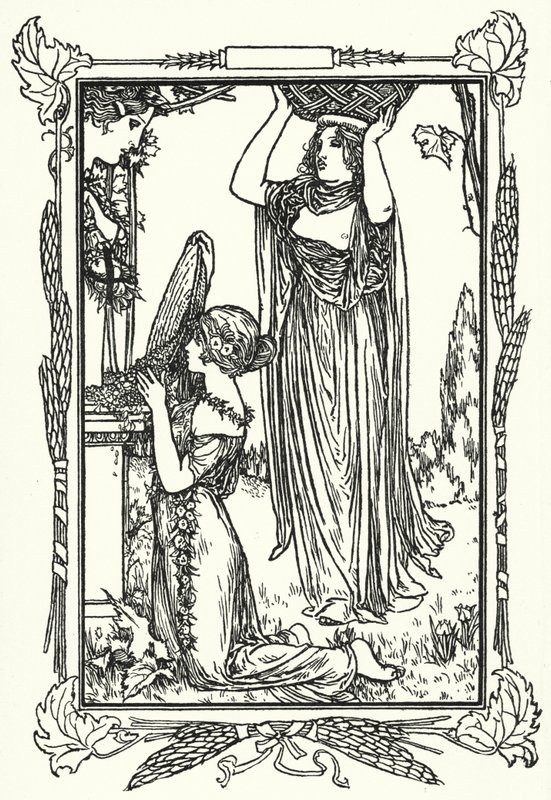 Illusztráció John Keats verseihez (litho) alkotó: Robert Anning Bell