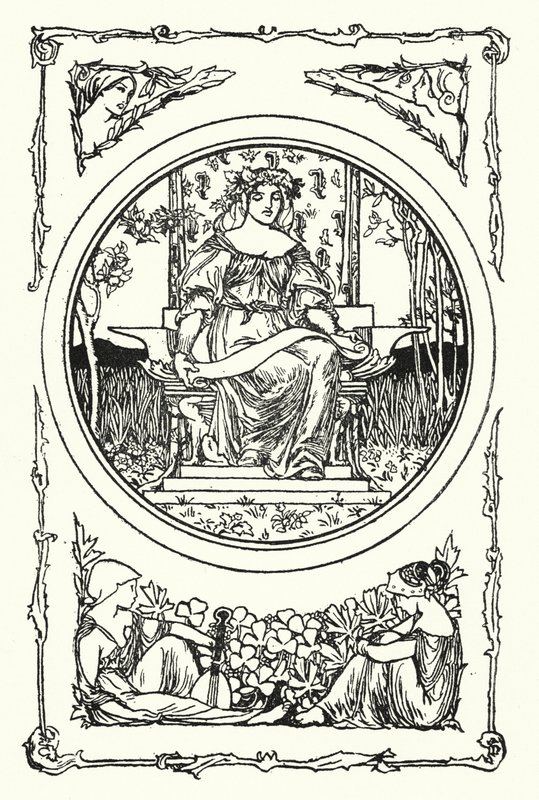 Illusztráció John Keats verseihez (litho) alkotó: Robert Anning Bell