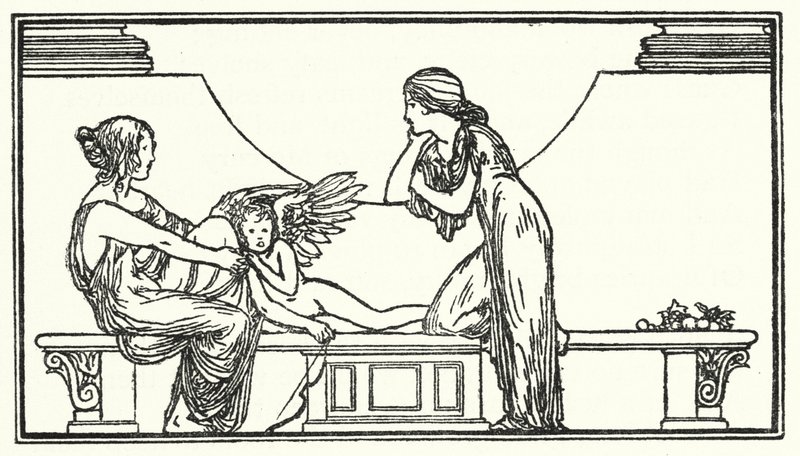 Illusztráció John Keats verseihez (litho) alkotó: Robert Anning Bell