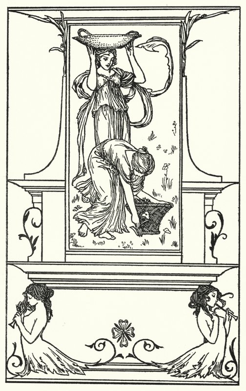 Illusztráció John Keats verseihez (litho) alkotó: Robert Anning Bell