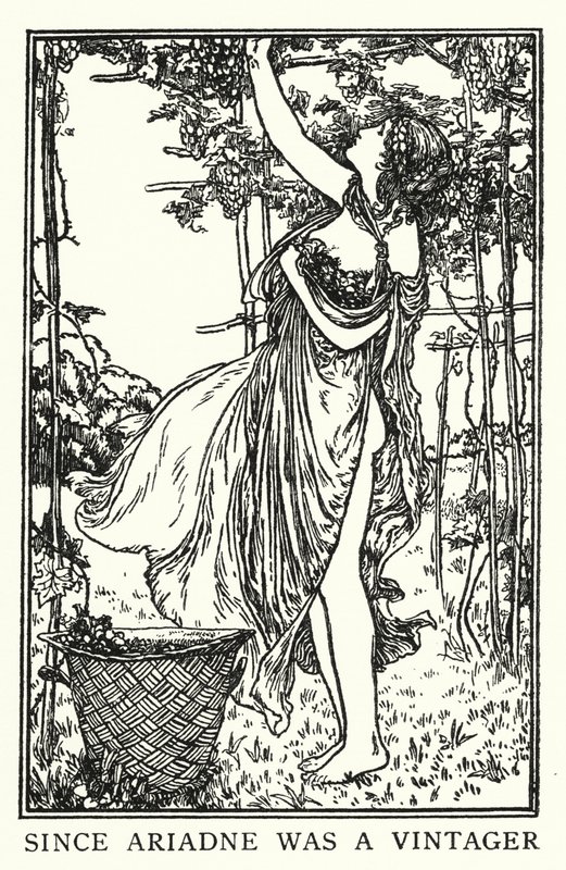 Illusztráció John Keats verseihez: Endymion (litho) alkotó: Robert Anning Bell