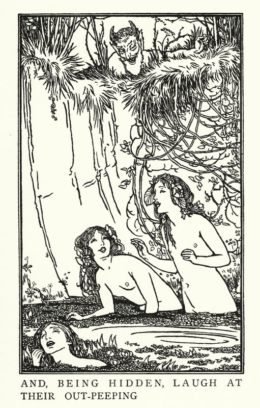 Illusztráció John Keats verseihez: Endymion (litho) alkotó: Robert Anning Bell