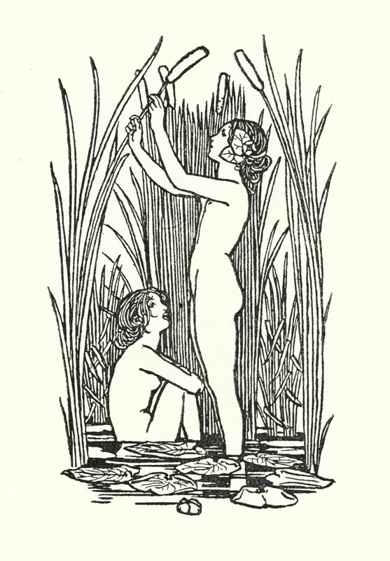Illusztráció John Keats verseihez: Lamia (litho) alkotó: Robert Anning Bell