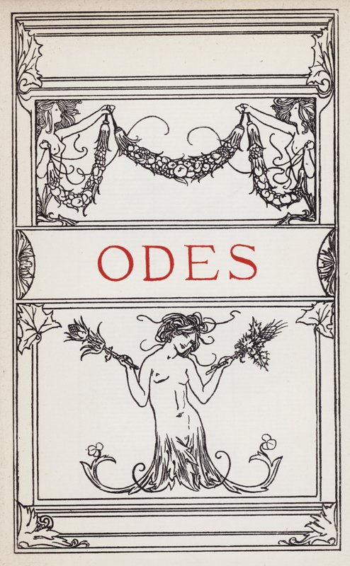 Illusztráció John Keats verseihez: Ódák (litho) alkotó: Robert Anning Bell