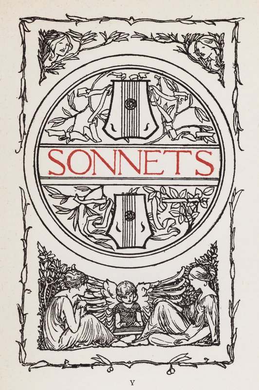 Illusztráció John Keats verseihez: Szonettek (litho) alkotó: Robert Anning Bell