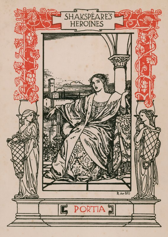 Portia, Velence kereskedője alkotó: Robert Anning Bell