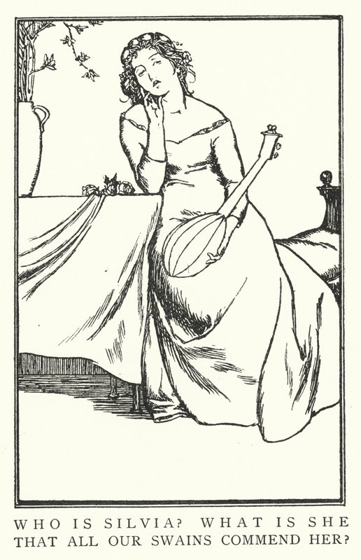 Ki az a Silvia? Mi az, akit az összes zsellérenk dicsér? (litho) alkotó: Robert Anning Bell