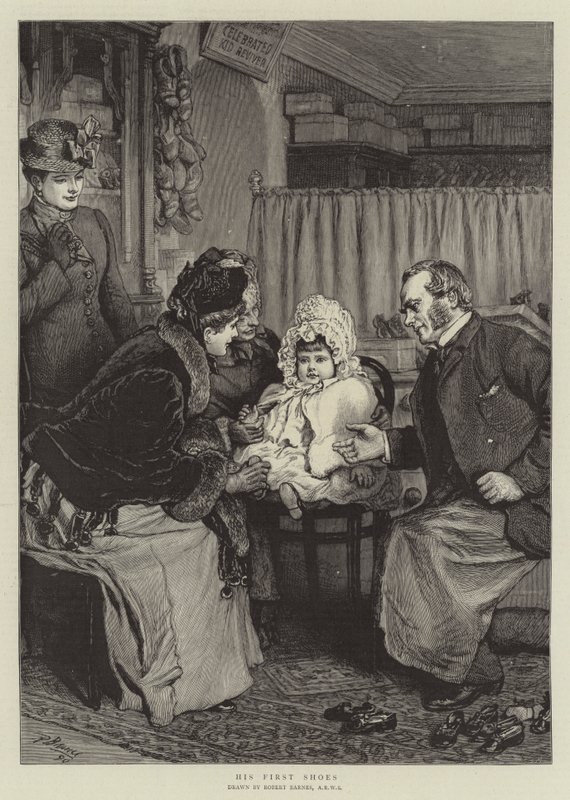 Az első cipője alkotó: Robert Barnes