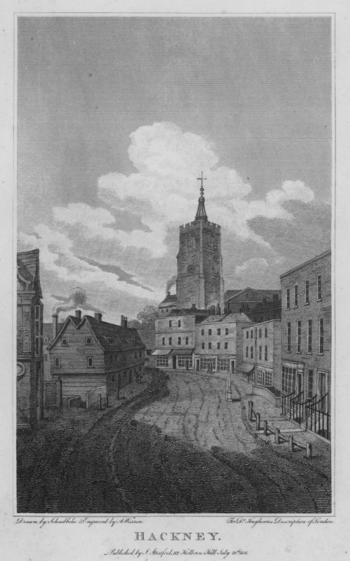 Hackney (metszet) alkotó: Robert Blemell (after) Schnebbelie