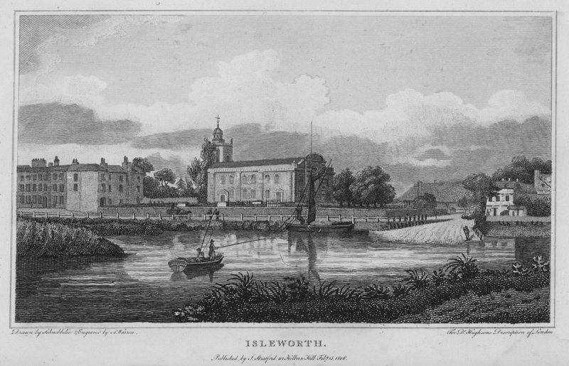 Isleworth (metszet) alkotó: Robert Blemell (after) Schnebbelie