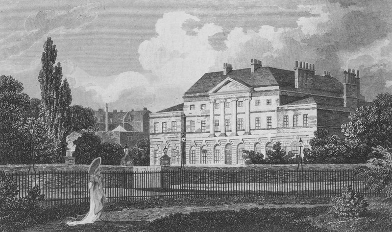 Lansdowne House, Berkeley Square, London (metszet) alkotó: Robert Blemell (after) Schnebbelie