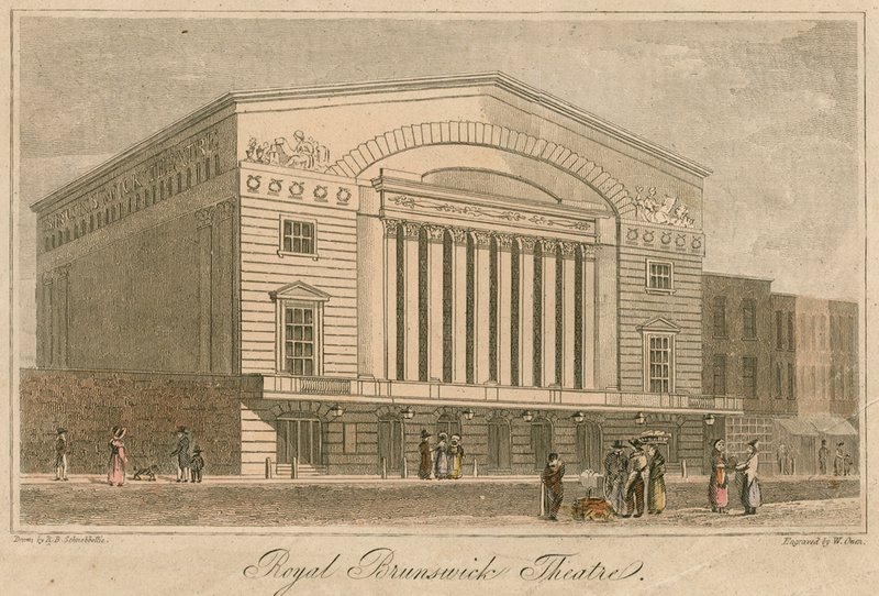 Royal Brunswick Színház, London alkotó: Robert Blemell Schnebbelie