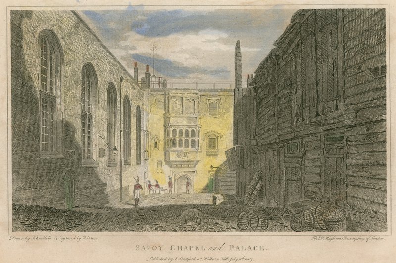 Savoy kápolna és palota, London alkotó: Robert Blemell Schnebbelie