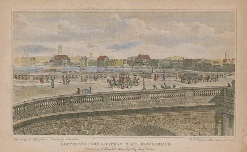 Southwark, Chatham Place, Blackfriars alkotó: Robert Blemell Schnebbelie