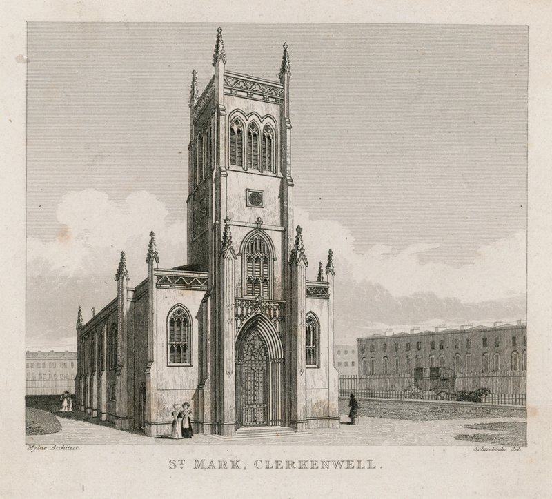 Szent Márk templom, Clerkenwell alkotó: Robert Blemell Schnebbelie