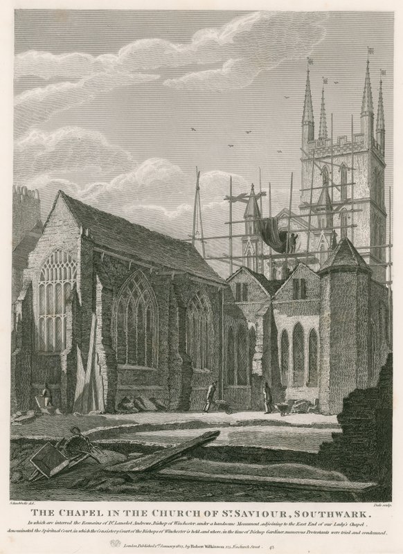 A kápolna a Southwark-i Szent Megváltó templomban alkotó: Robert Blemell Schnebbelie