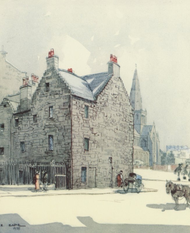 Glasgow: Provands Lordship (színes litográfia) alkotó: Robert Eadie