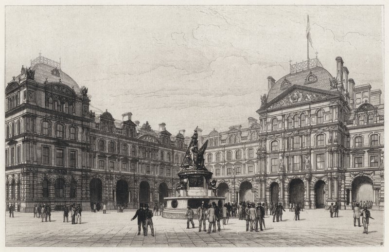 The Exchange, Liverpool (rézkarc) alkotó: Robert Kent (after) Thomas