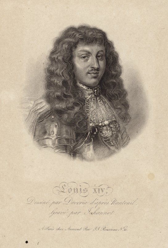 XIV. Lajos király portréja alkotó: Robert Nanteuil